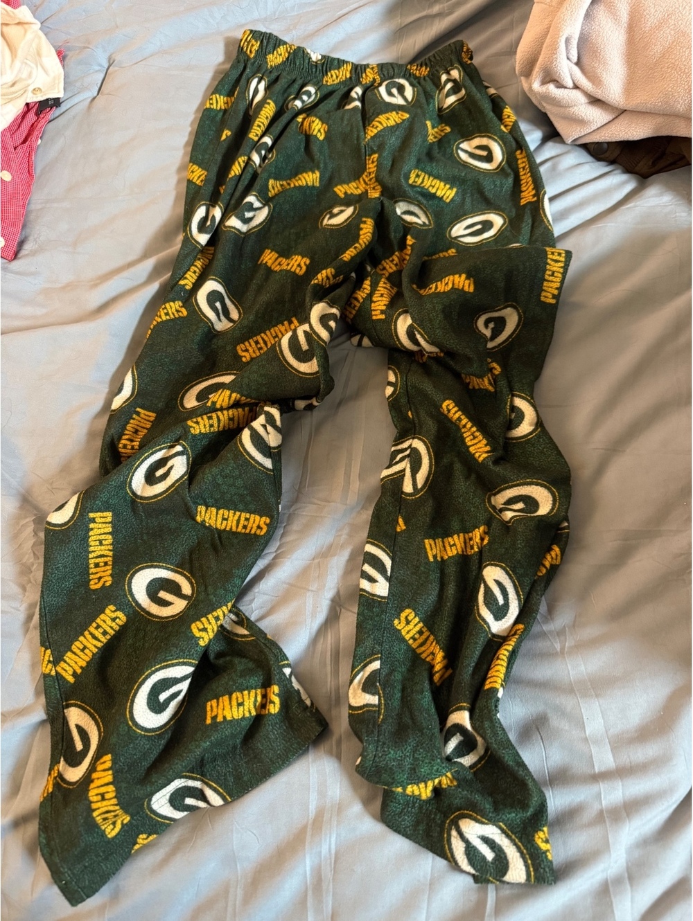 NFL Green Bay Packers Youth XL Fleece Pajama Lounge Pants All Over Print 18/20